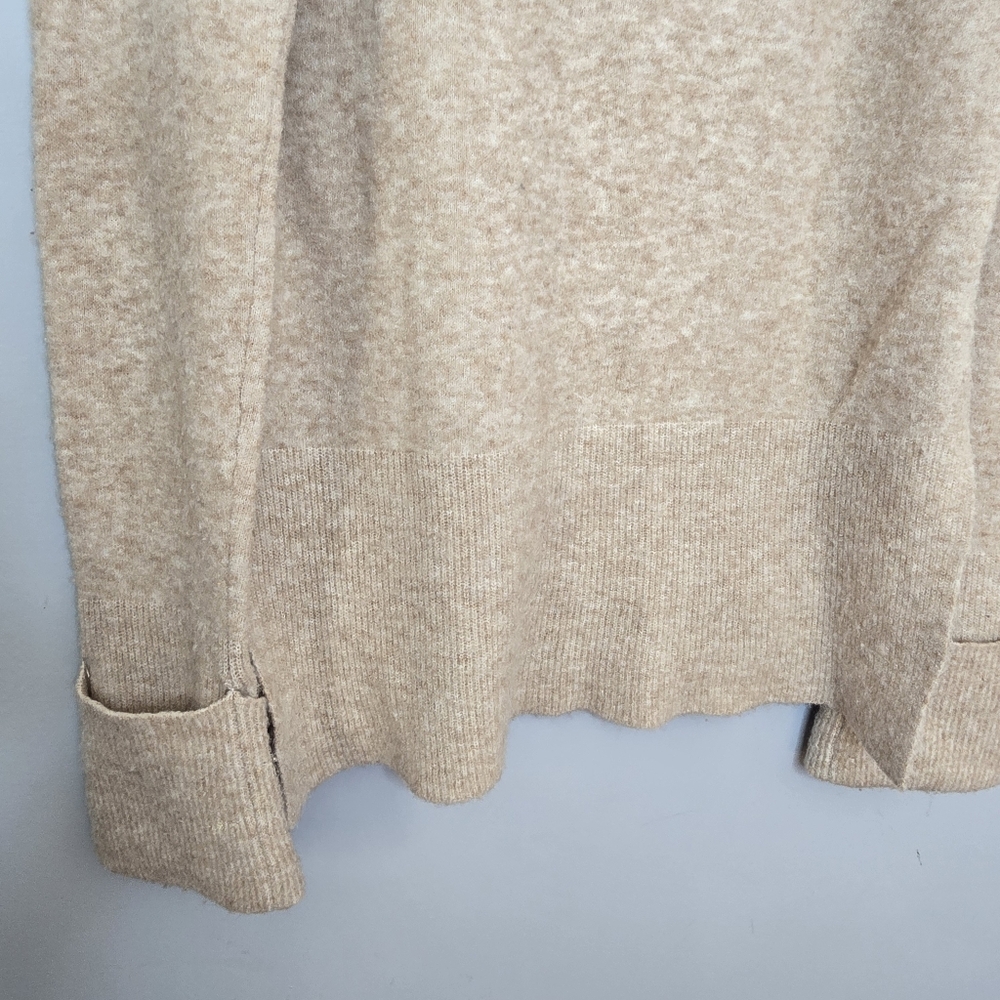 3.1 Phillip Lim Lofty Ragland Pullover Sweater Ecru Hi Low Wool Alpaca Sz Large - Picture 8 of 8